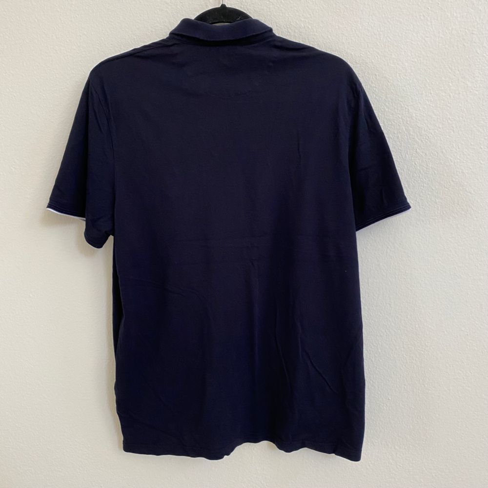Ted Baker London Derry Flat Knit Polo Shirt Size 6 - Picture 4 of 6
